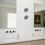 LED Wall Sconce with Textured Glass