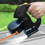 Dual Dog Leash with Flashlight and Waste Bag