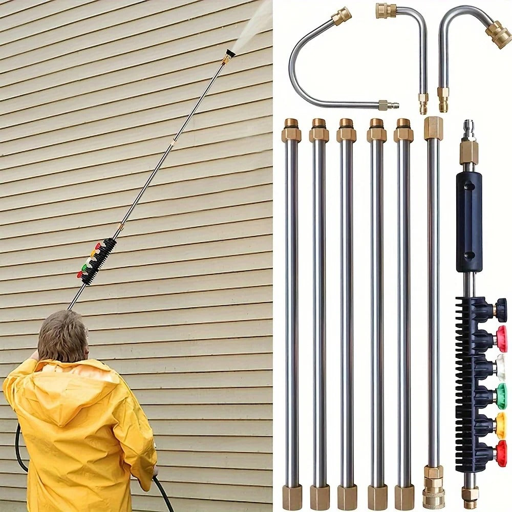 4000 PSI Telescoping Wand for Gutter, Roof, Wall Cleaning