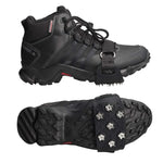 Adjustable non-slip crampons for shoes