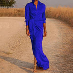 Elegant and colorful spring dress