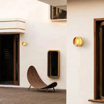 LED Wall Sconce with Textured Glass