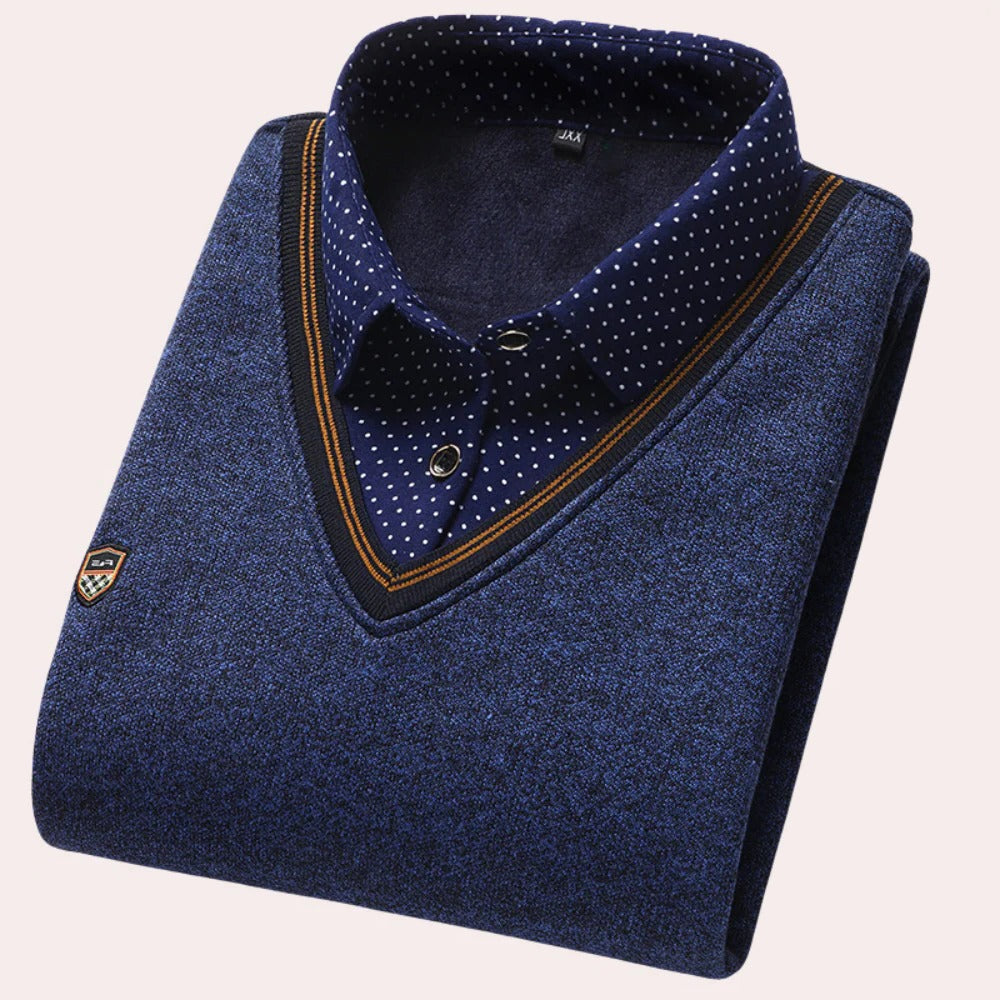 Men's collared shirt
