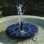 Solar garden fountain - Eco-friendly, gift for gardeners