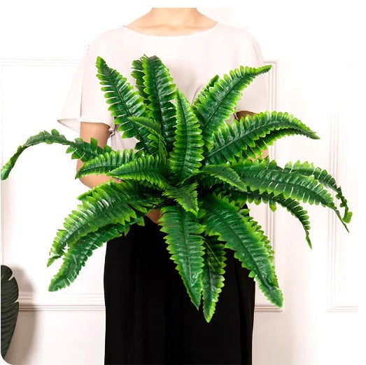 Artificial UV Boston Fern for Outdoor