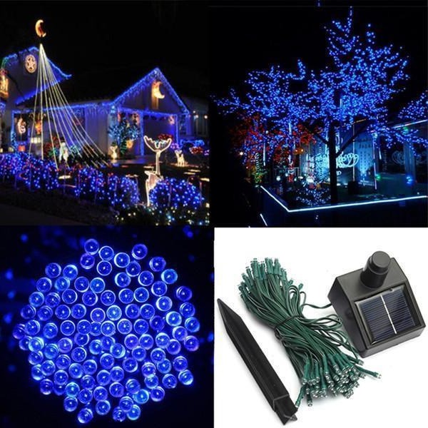 17m 100 LED Solar Fairy Lights
