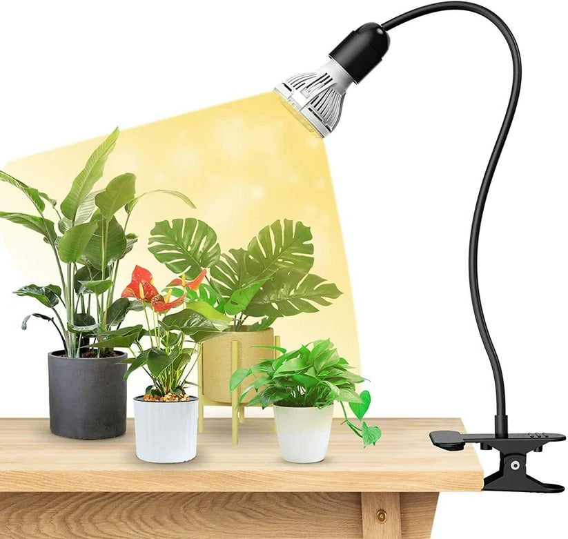 Lampe LED Gooseneck pour Plantes d'Intérieur, Spectre Complet