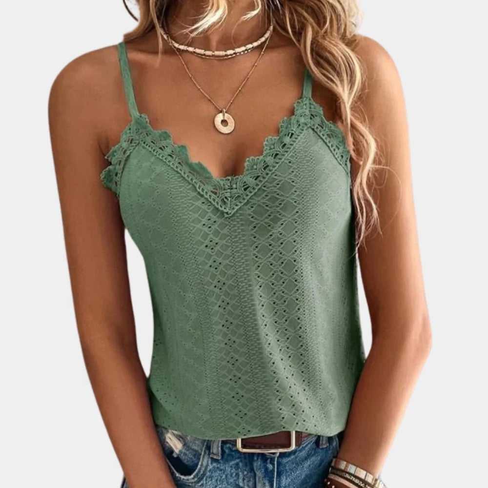 Elegant women's top V-neck