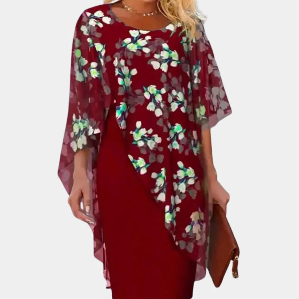 Elegant Women's Floral Dress
