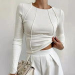 Women's Long Sleeve Top Simple