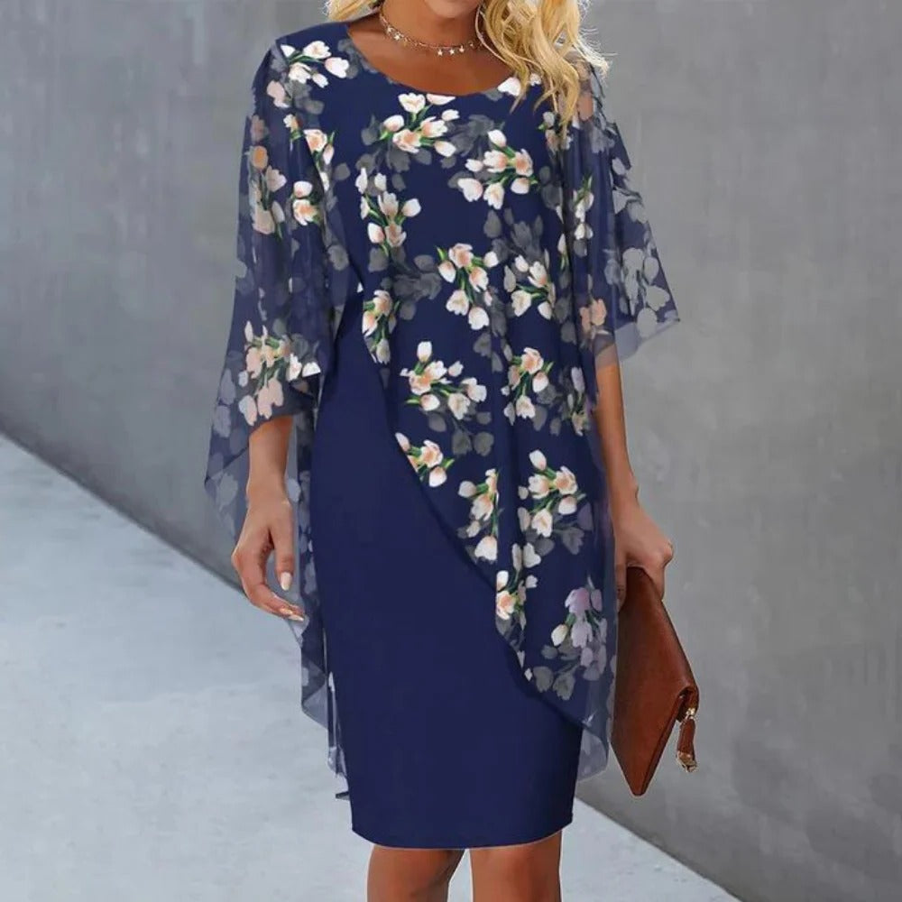 Elegant Women's Floral Dress