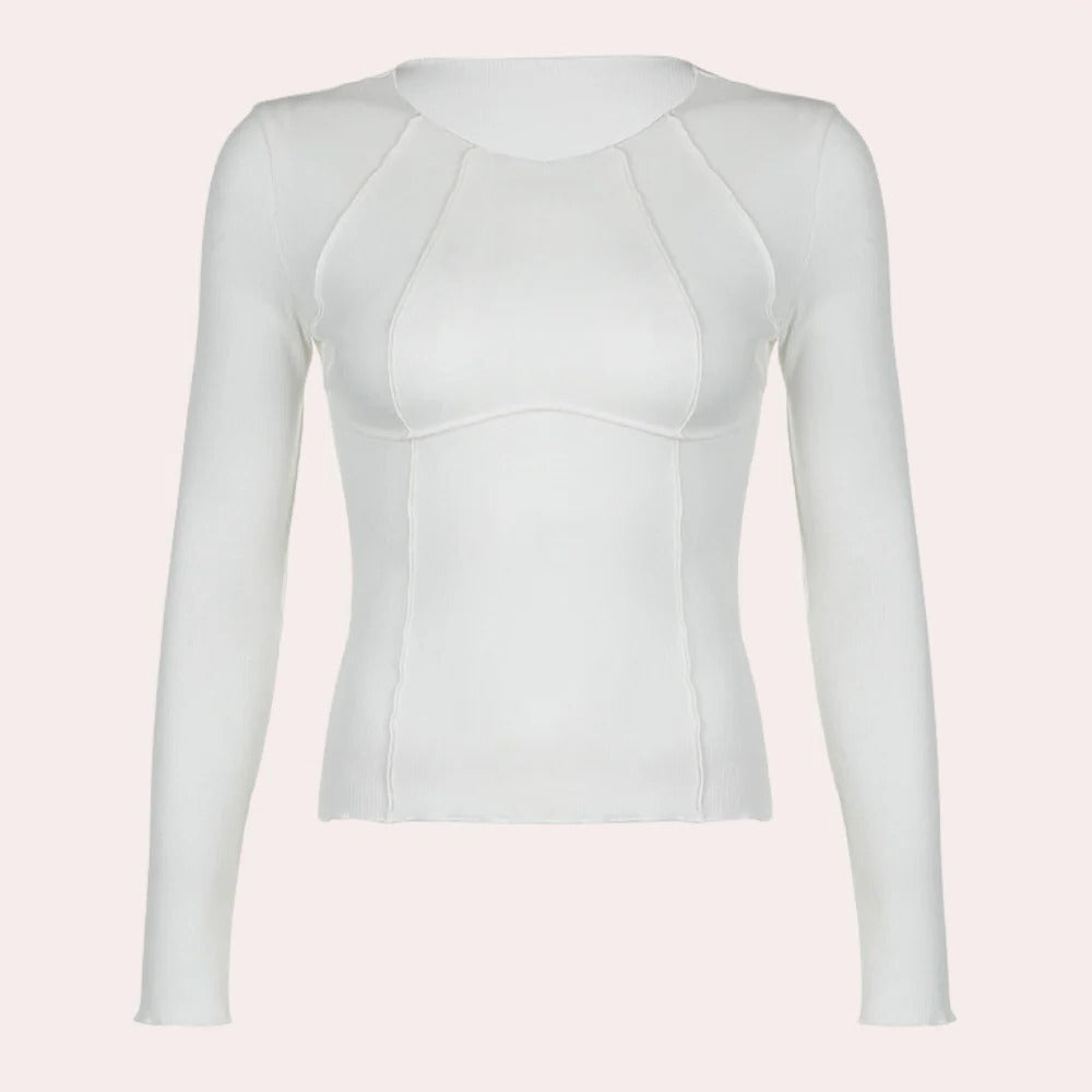 Women's Long Sleeve Top Simple