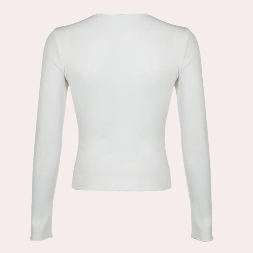 Women's Long Sleeve Top Simple