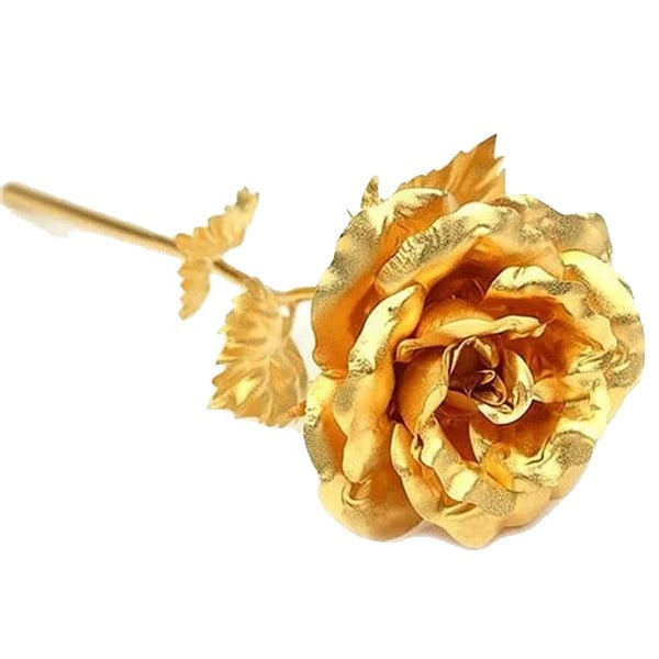 24K Gold-Dipped Real Rose in Gift Box