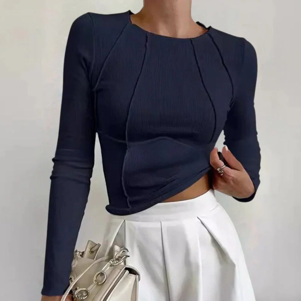 Women's Long Sleeve Top Simple