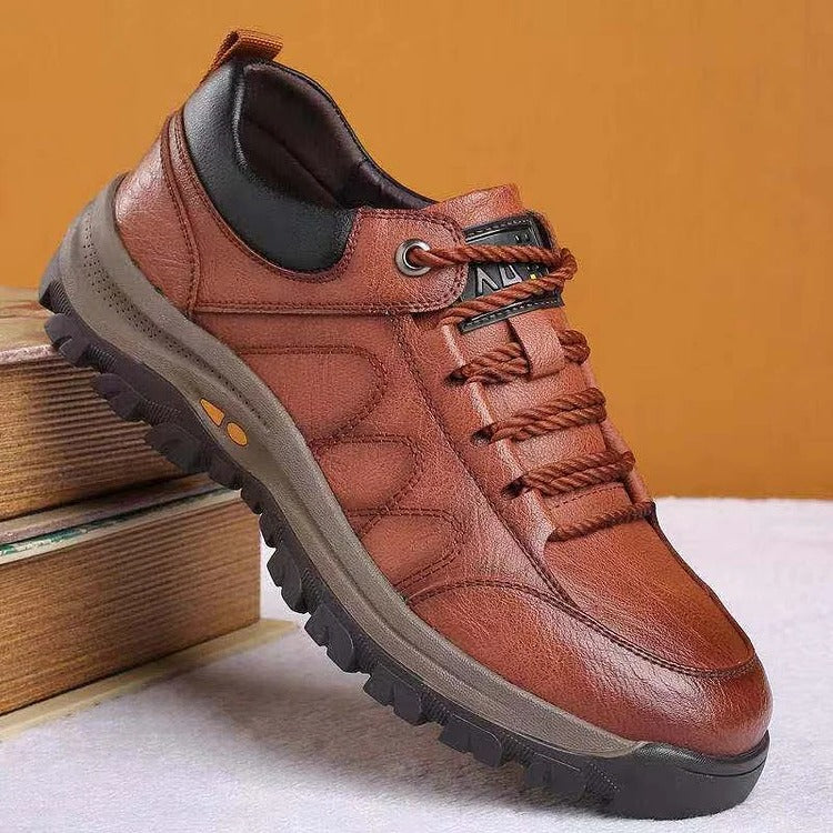 Men’s Casual Hand Stitching Arch Support & Non-slip Breathable Shoes