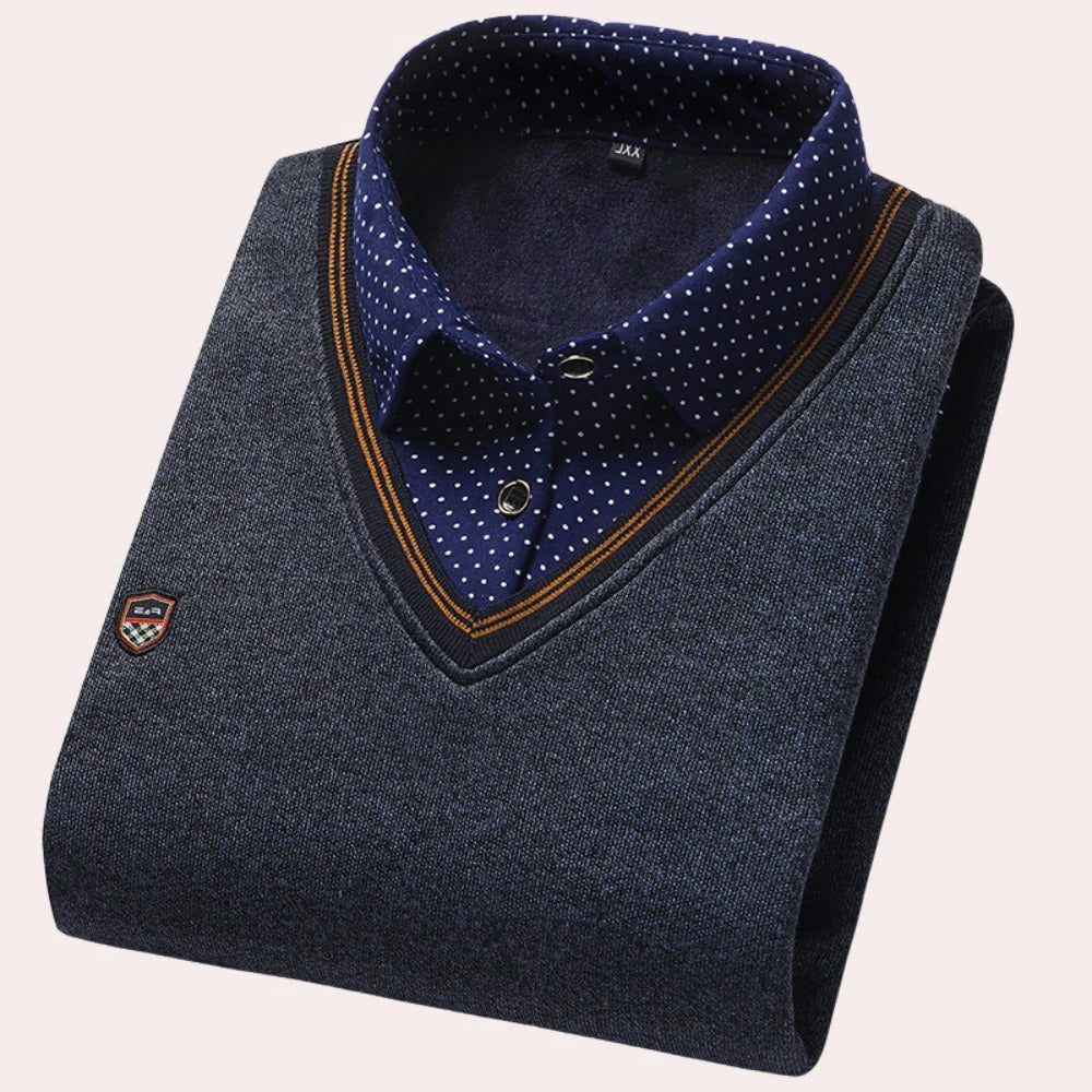 Men's collared shirt
