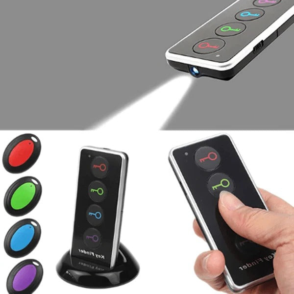 4-in-1 LED Wireless Key Wallet Tracker Anti-Lost