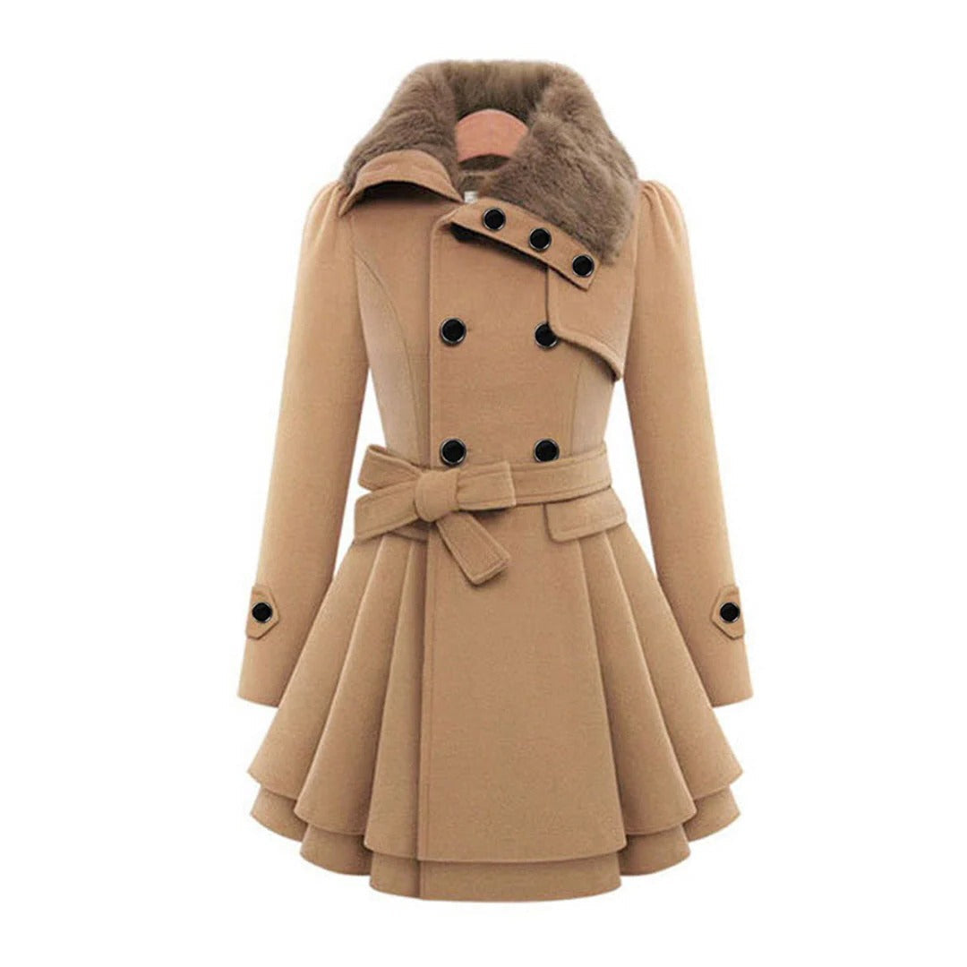 Manteau d'hiver long et chaud pour femmes