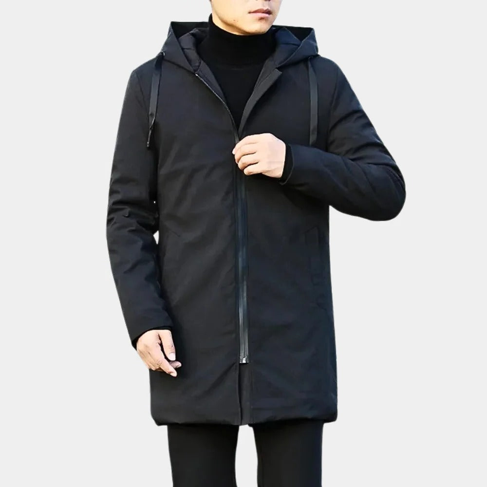 Men's Long Slim Fit Coat