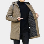 Men's Long Slim Fit Coat