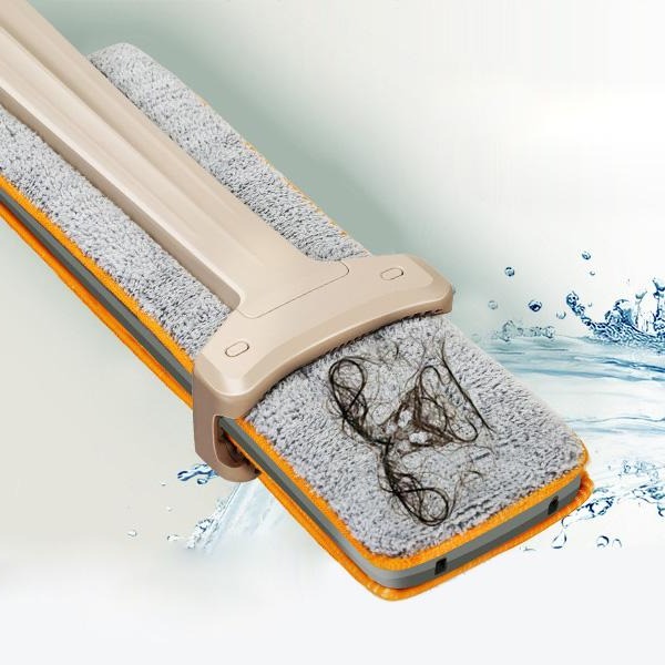 360° Spin Dual-Sided Microfiber Self-Wringing Mop