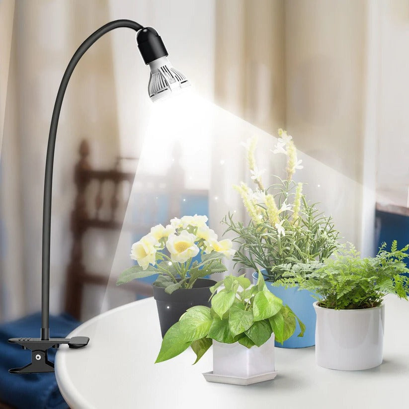 Lampe LED Gooseneck pour Plantes d'Intérieur, Spectre Complet