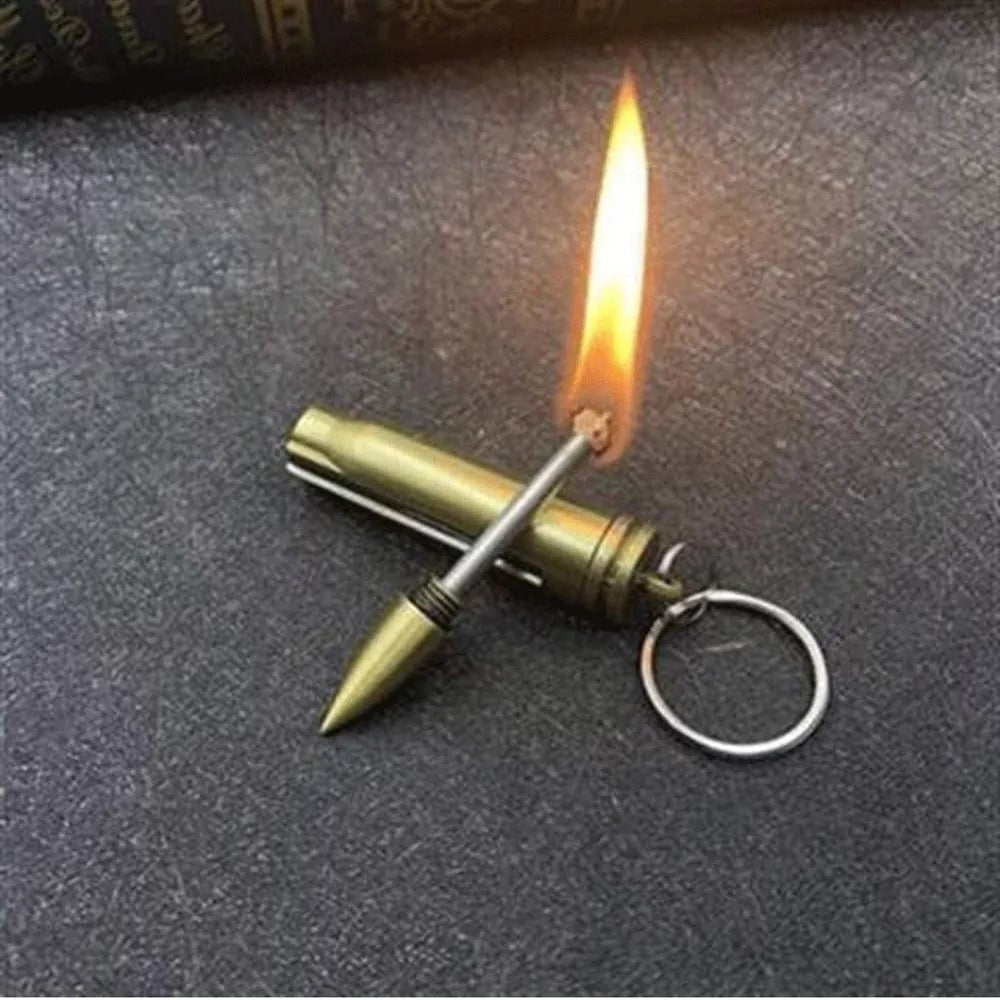 Weatherproof Metal Match - Reusable Camping & Survival Fire Starter