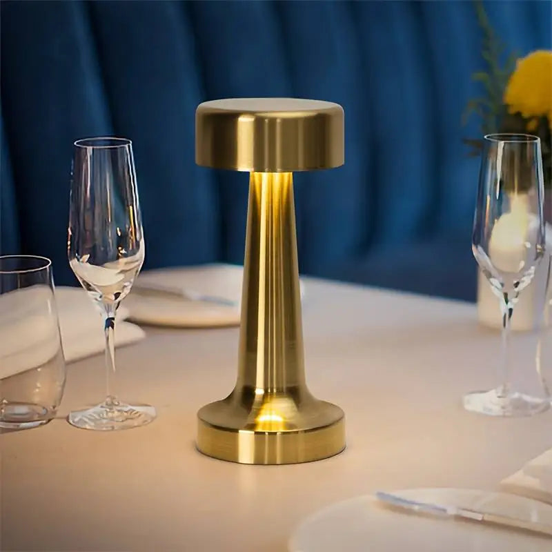 Lampe de Table LED RétroGold Chic Design Élégant