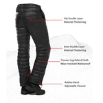 Goose Down Thermal Pants for Camping, Hiking, Skiing