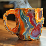 Crystal Mineral Coffee Mugs