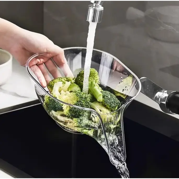 Multifunctional Transparent Drainage and Washing Basket