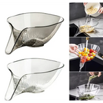 Multifunctional Transparent Drainage and Washing Basket