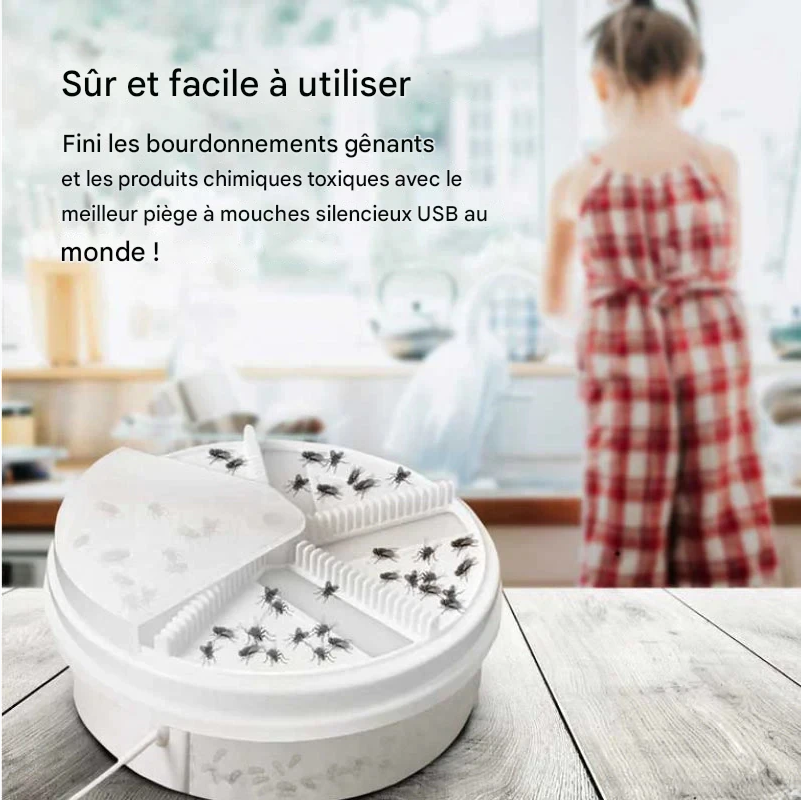 EcoTrappe: Attrape-Mouche Électrique Éco-Friendly