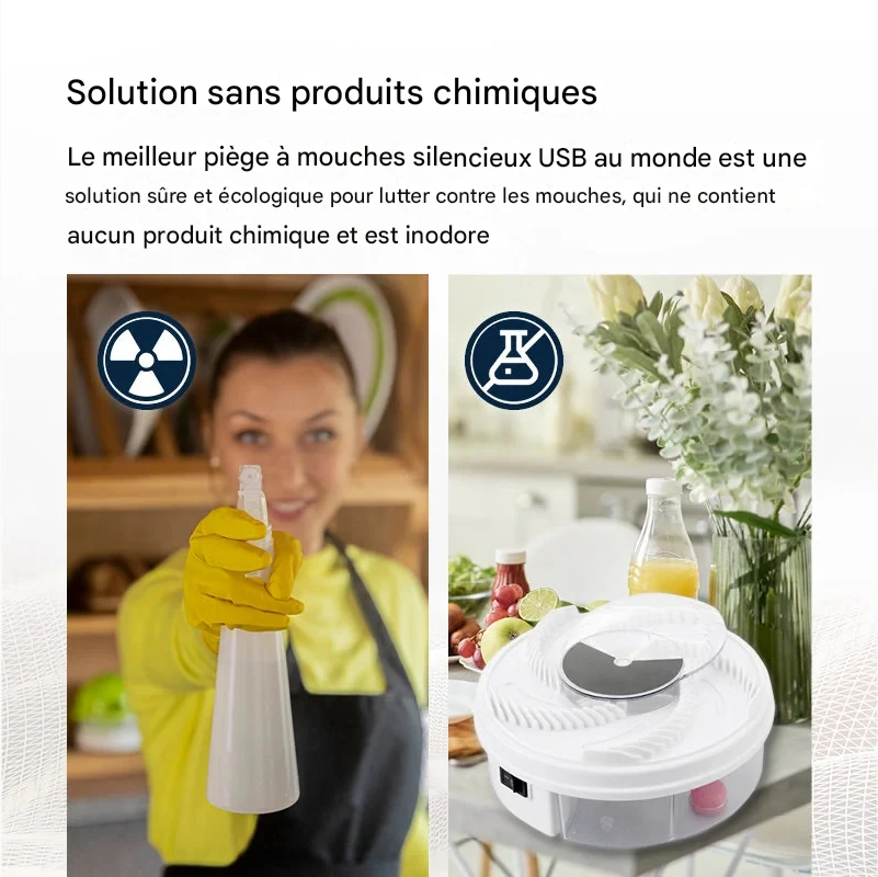 EcoTrappe: Attrape-Mouche Électrique Éco-Friendly